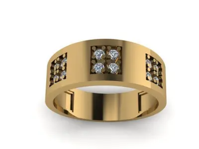 man ring 3D print model