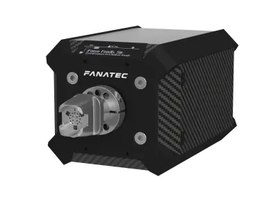 Fanatec Clubsport Steering Wheel and Pedals 3D model