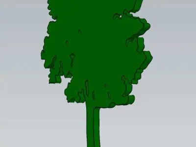 Wonderful Artificial Tree Home and Garden Outdoor Lawn Decor 3D model