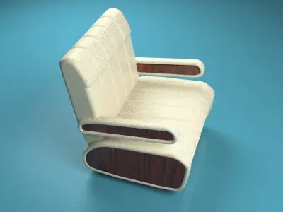 Armchair Barbosa Free 3D model
