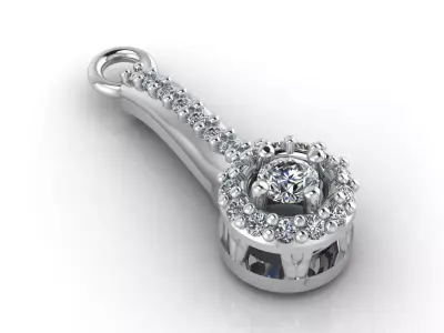 Women Pendants 3DM STL Pendant Renders Details 3D print model 3D print model