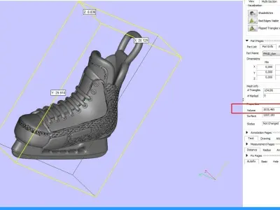 Hockey skates 3D print model