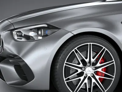 Mercedes-Benz C63S AMG E Performance Estate 2023 3D model