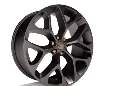 Car Rim Model 3D model