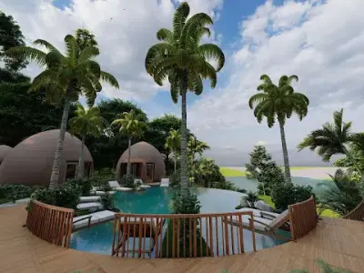 Bohemian Coconut Suites 3D model