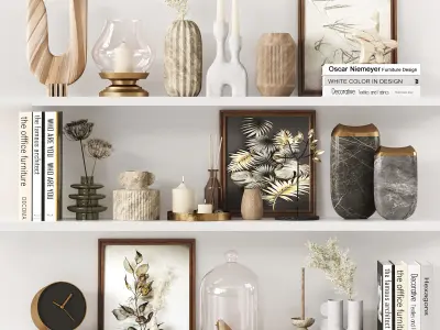 Decorative Set 005 3D model buy