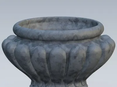 Garden urn planter28 3D model