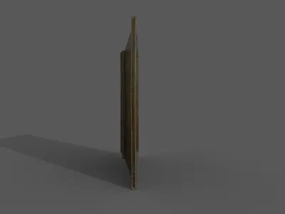 Antique Wall Mirror Free low-poly 3D model