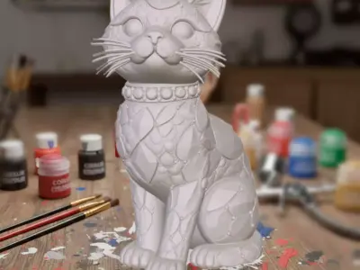 Cat - Christmas Creations 3D print model