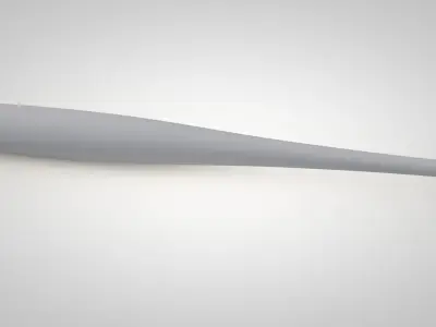 Wooden Baseball Bat 3D model