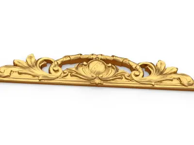 Classic carved decor ornament 359 3D model
