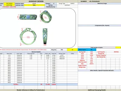 Luxury Diamond Halo Milgrain Wide Band Ring CAD Design 3D print model