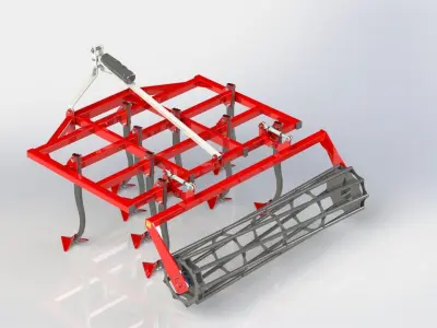 WG 1001 - Landscape  cultivator 150 - 300 3D model