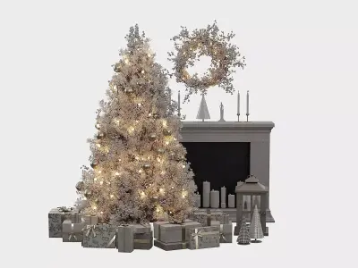 Christmas Decor 10 Low-poly 3D model