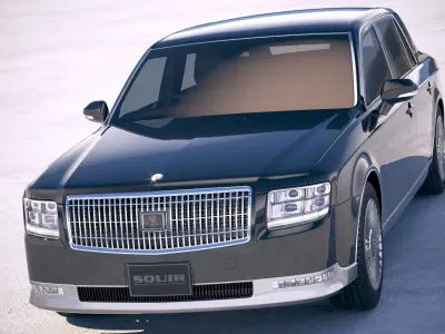 Toyota Century 2018 3D model