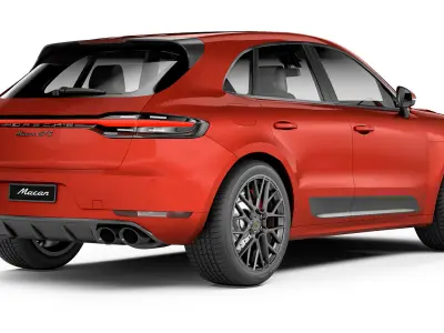 Porsche Macan GTS 2020 3D model