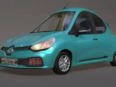 cartoon car 3D model