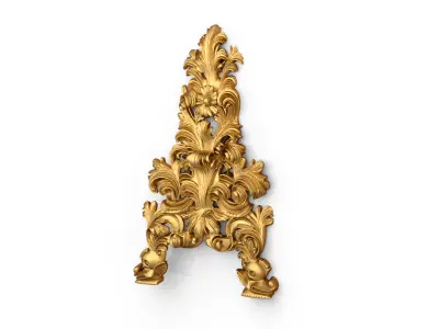 carved classic decorative ornament cnc 3d printing stl 04 3D model