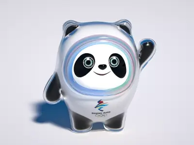 Bing Dwen Dwen-3D The Mascots of Beijing Winter Olympic Games 3D model