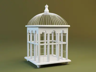Molly Decorative Cage by ZARA HOME 3D model