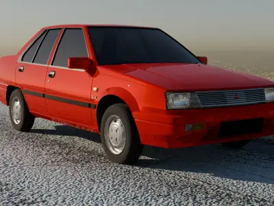 Mitsubishi Lancer C11 and C12 3D model