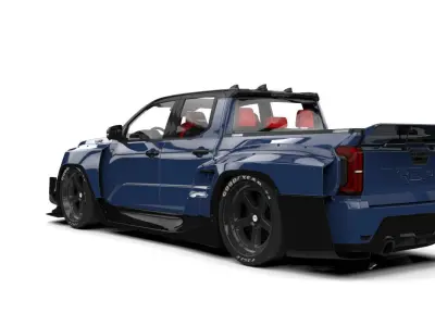 Toyota Tacoma 2024 kit Drift  Low-poly 3D model