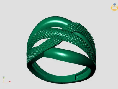 Women Plain Ring STL Models Womens Ring 3dmodels 3D print model 3D print model 32