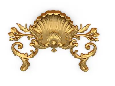 Classic decor ornament 328 3D model
