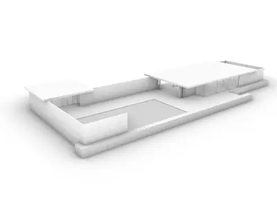 Barcelona Pavilion 3d Architectural Model 3D model