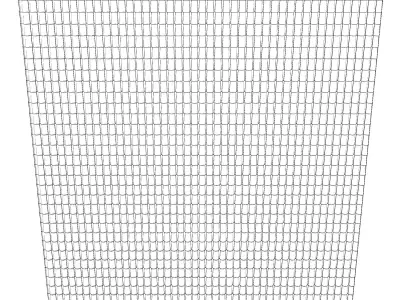 Terracotta roof tiles 25O18 3D model