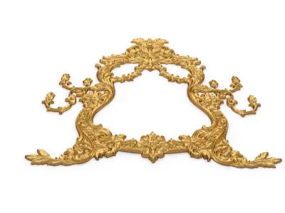 Classic decor ornament carved 65 3D model