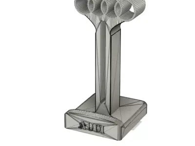 Audi Headphone stand 3D print model