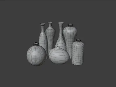 Vases vase Low-poly 3D model