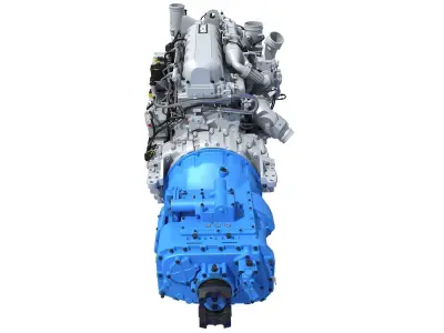 Powertrain Diesel Engine  3D model