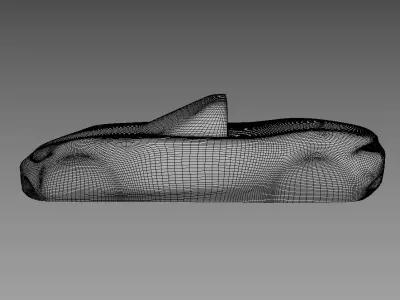 The silhouette of the car 2016 Mazda MX-5 ND 3D print model