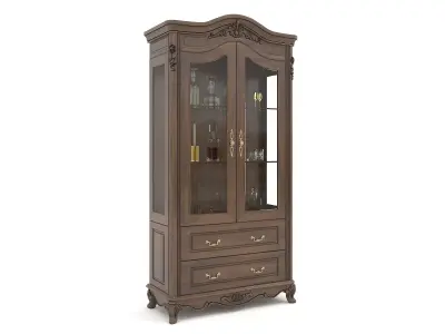 Classic European style Display Cabinet Collection 2 3D model
