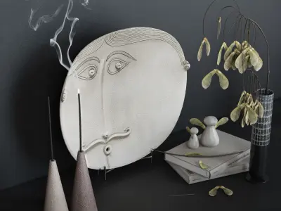 Decorative set F1 3D model