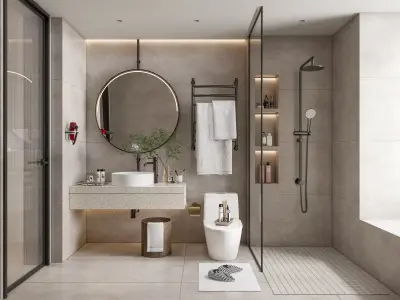 Bathroom 52 3D model