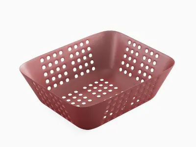 Plastic Basket 04 3D model