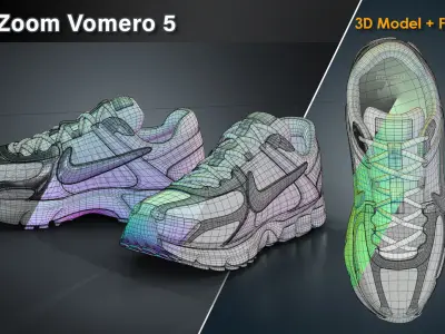 Nike Zoom Vomero 5 3D model