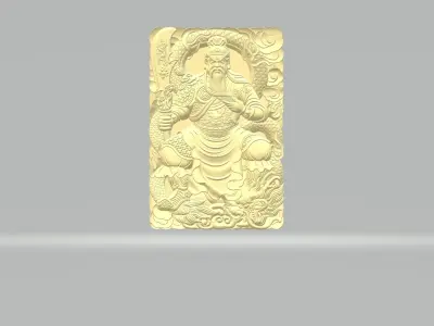 Guan Yu Pendant 3D print model