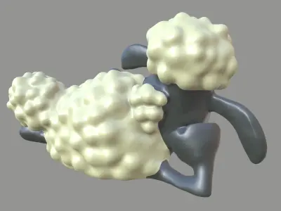 Shaun the Sheep 3D model