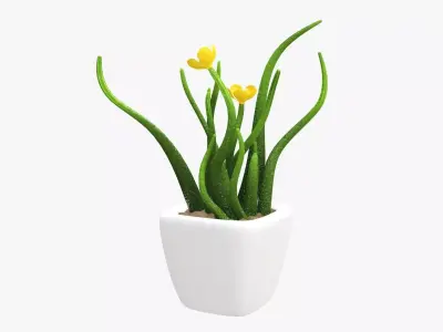 Plant artificial 02 3D model