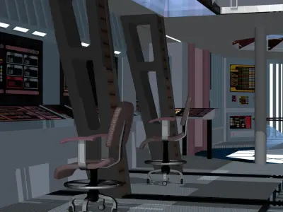 Starship Engineering Room 3 3D model