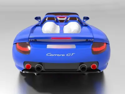 Porsche Carrera GT 3D model
