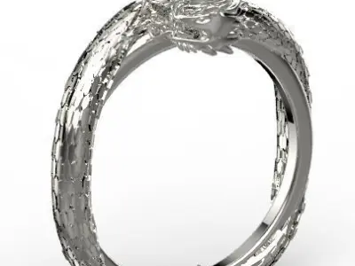 Draco ring Dragon 3D model