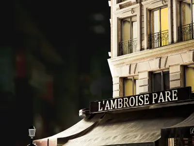 European Corner Cafe Building 3D model