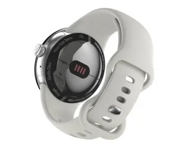 Google Pixel Watch Silver  3D model