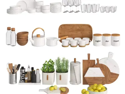  Kitchen Decor - Light  3D model