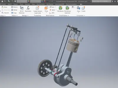 small engine 3d model 3D model